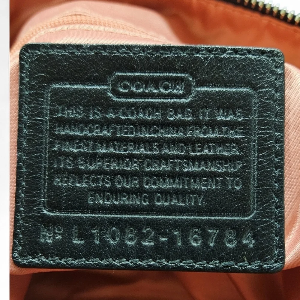 Coach Kristen Op Art Hobo Bag In Black And Gray Sateen From 2008